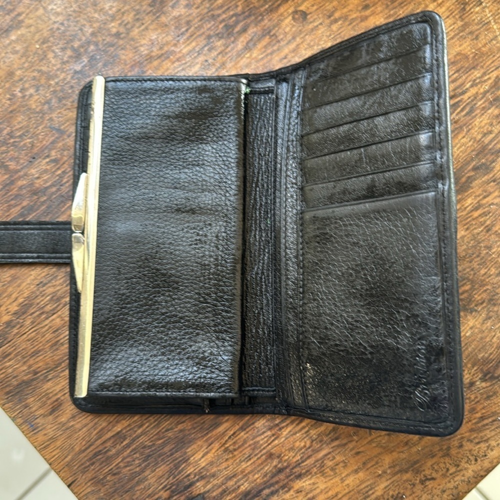 Brighton Black Heart Pattern Wallet - Picture 5 of 11
